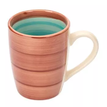 кружка FIORETTA Wood Blue 360мл керамика