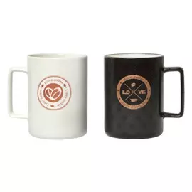 кружка I love coffee 370мл фарфор микс цвета