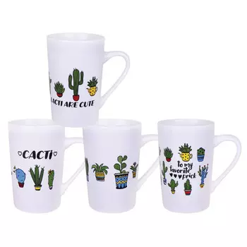 кружка Кактус 380мл фарфор микс дизайна