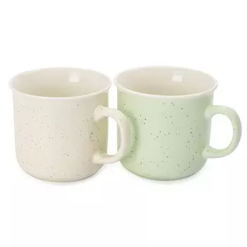 кружка KEYLINK Mint&Beige 400мл фарфор микс дизайна