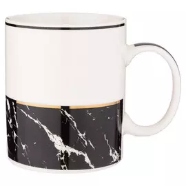 кружка LEFARD 350мл фарфор черный мрамор