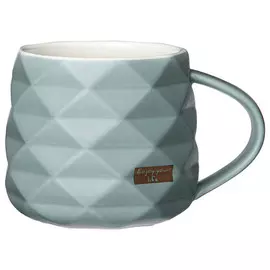 кружка LEFARD Break time 370мл фарфор голубая