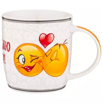 кружка LEFARD Cмайл-1 380мл фарфор