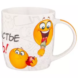 кружка LEFARD Cмайл 380мл фарфор