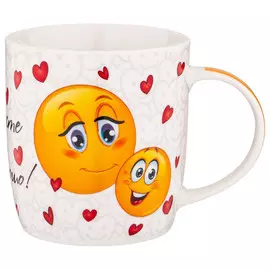 кружка LEFARD Cмайл-3 380мл фарфор