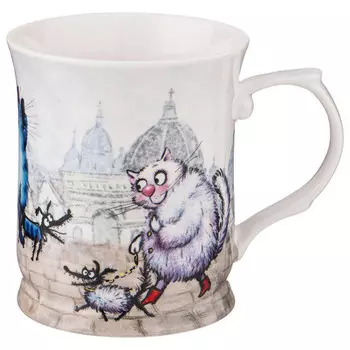 кружка LEFARD Городской романс 420мл фарфор