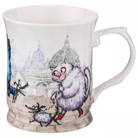 кружка LEFARD Городской романс 420мл фарфор