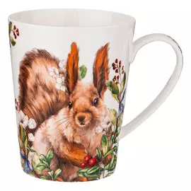 кружка LEFARD Лесная сказка Белка 450мл фарфор