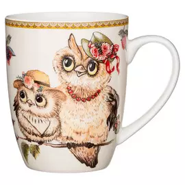 кружка LEFARD Owls party 400мл фарфор