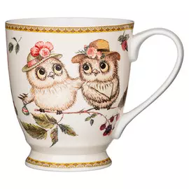 кружка LEFARD Owls party 480мл фарфор