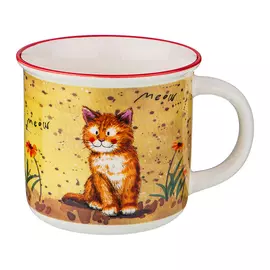 кружка LEFARD Рыжий кот 400мл фарфор