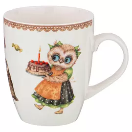 кружка LEFARD Совушки 420мл фарфор