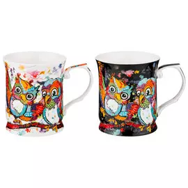 кружка LEFARD Совы 440мл фарфор микс цвета