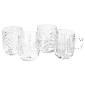 кружка LUMINARC 250мл стекло микс дизайна