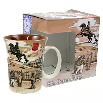 кружка MOST Медный всадник 300мл рельефная фарфор