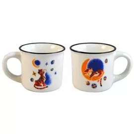 кружка MOST Mooncat 90мл фарфор