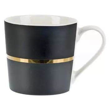 кружка NOUVELLE HOME Черный бархат 390мл фарфор