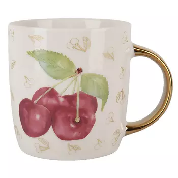 кружка NOUVELLE HOME Фрукты вишня 350мл фарфор