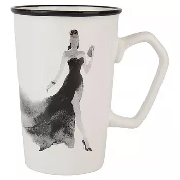 кружка NOUVELLE HOME Леди Гламур 420мл фарфор