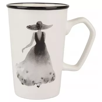 кружка NOUVELLE HOME Леди Романтик 420мл фарфор