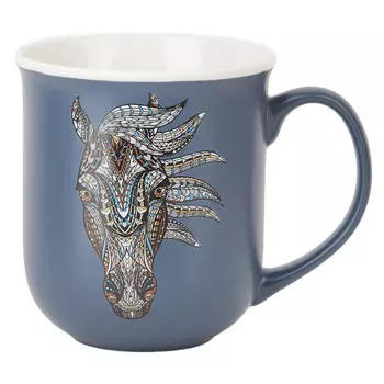 кружка NOUVELLE HOME Лошадь 380мл фарфор