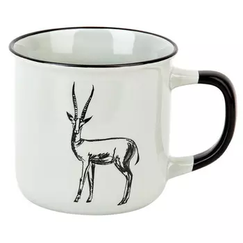 кружка NOUVELLE HOME Сафари Косуля 360мл фарфор