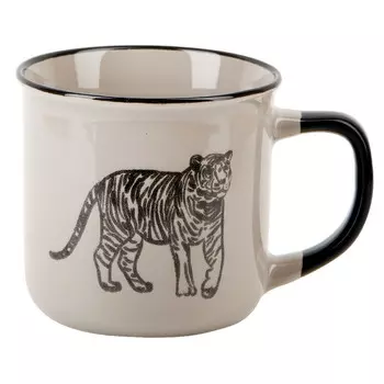 кружка NOUVELLE HOME Сафари Тигр 360мл фарфор