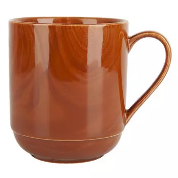 кружка NOUVELLE HOME Wooden Grain 320мл фарфор