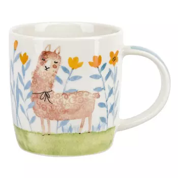 кружка NOUVELLE HOME Забавные животные Лама 360мл фарфор