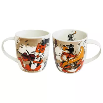 кружка Оркестр 350мл фарфор