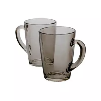 кружка OSZ Капучино 300мл стекло графит