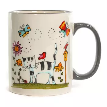кружка Полосатый Кот 350мл керамика