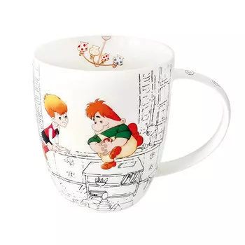 кружка QUINSBERRY Малыш и Карлсон 420мл фарфор дизайн 1