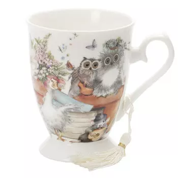 кружка SIJ Animal Fair классик 320мл фарфор