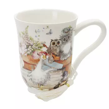 кружка SIJ Animal Fair роял 330мл фарфор