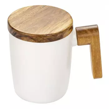 кружка SIJ Scandy Wood 350мл дерево, фарфор в асс-те