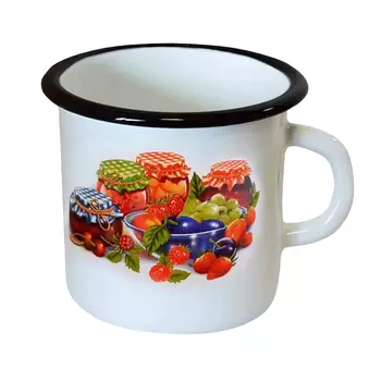 кружка Варенье 250мл эмалированная сталь