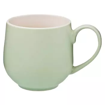 кружка Velour 450мл бочонок мятный фарфор