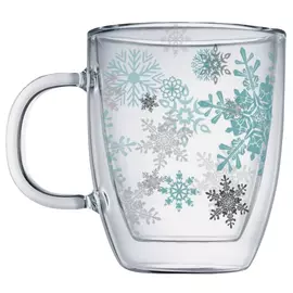 кружка WALMER Fancy 480мл двойная стенка термостекло