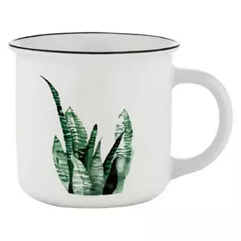 кружка WALMER Green Leaf 380мл фарфор
