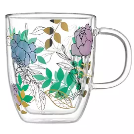 кружка WALMER Magic 480мл двойная стенка термостекло