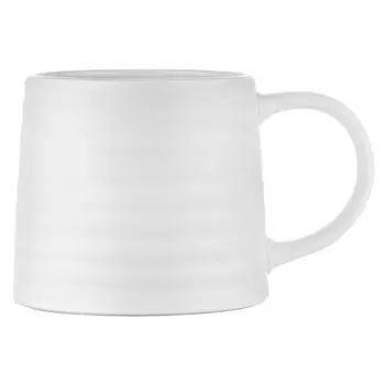 кружка WALMER Swell 380мл фарфор белый