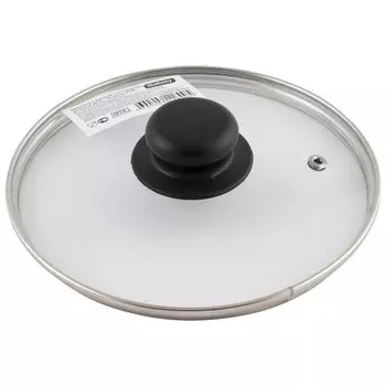 крышка MALLONY 18см с пароотводом стекло, бакелит