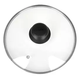 крышка REGENT INOX 24см с пароотводом стекло, нерж.сталь, пластик