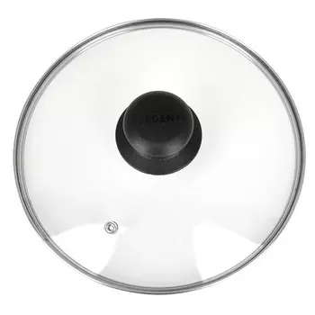 крышка REGENT INOX 26см с пароотводом стекло, нерж.сталь, пластик