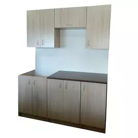 кухонный гарнитур, 1600 мм, ясень шимо светлый, ЛДСП