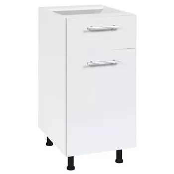 кухонный шкаф напольный Лофт Милк 400х550х820мм 1 ящик МДФ/ЛДСП