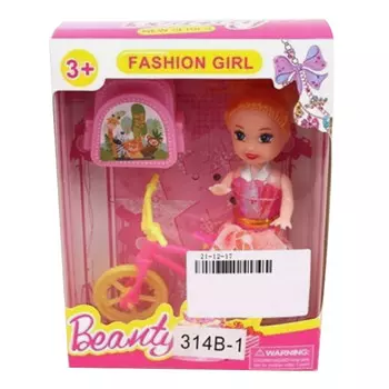 кукла с аксессуарами 10,5х4х14см в ассортименте