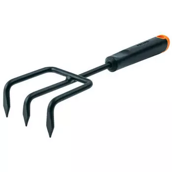 культиватор ручной 3-х зубый FISKARS Ergo 31х9см