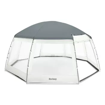 купол для бассейна Bestway 58612 600х600х295см серый